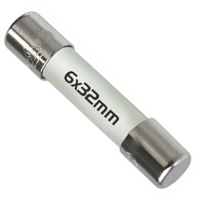 PeakTe P 7610 Feinsicherung ~ 0,5 A / 600 V ~ 6,3 x 32 mm ~ super flink (FF)