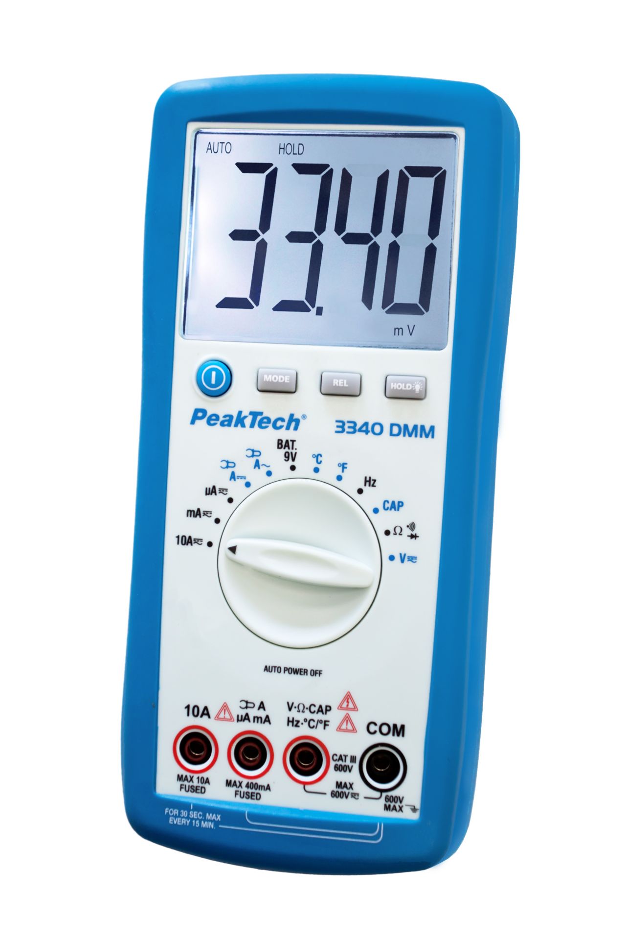 PeakTech P 3340 Digitalmultimeter, 4.000 Counts, 600V AC/DC