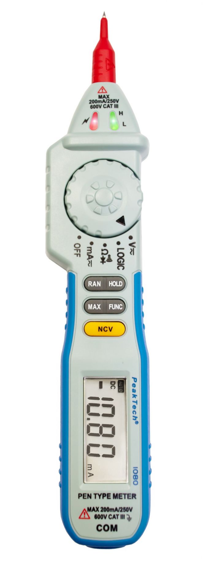 PeakTech P 1080 600V AC/DC Siftmultimeter ~ 2000 stellige LCD
