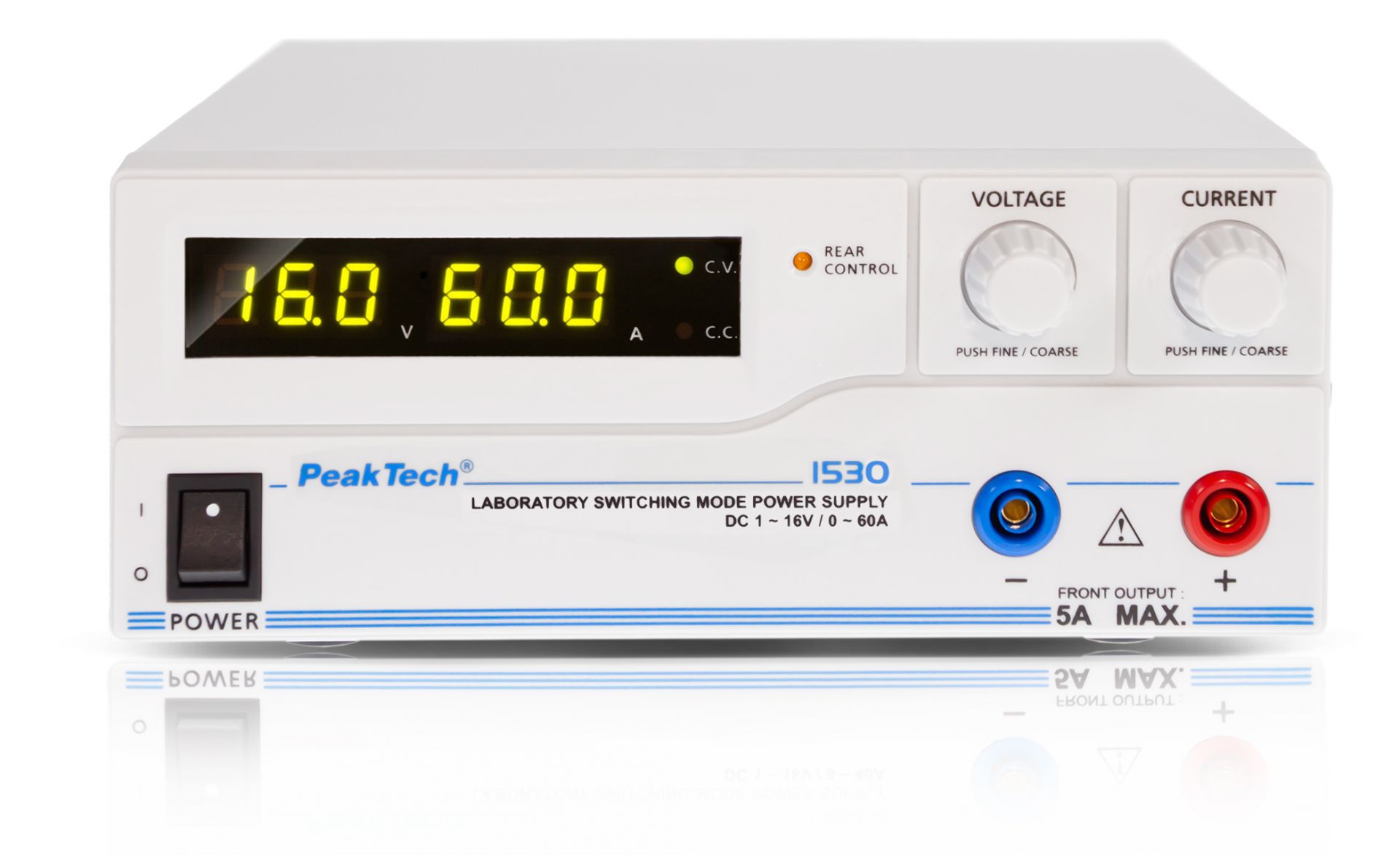 PeakTech P 1530 Labor-Schaltnetzteil DC 1 - 16 V / 0 - 60 A