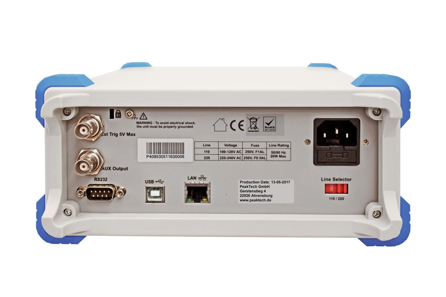 PeakTech P 4095 Grafisches Tischmultimeter, 60.000 Counts mit TFT