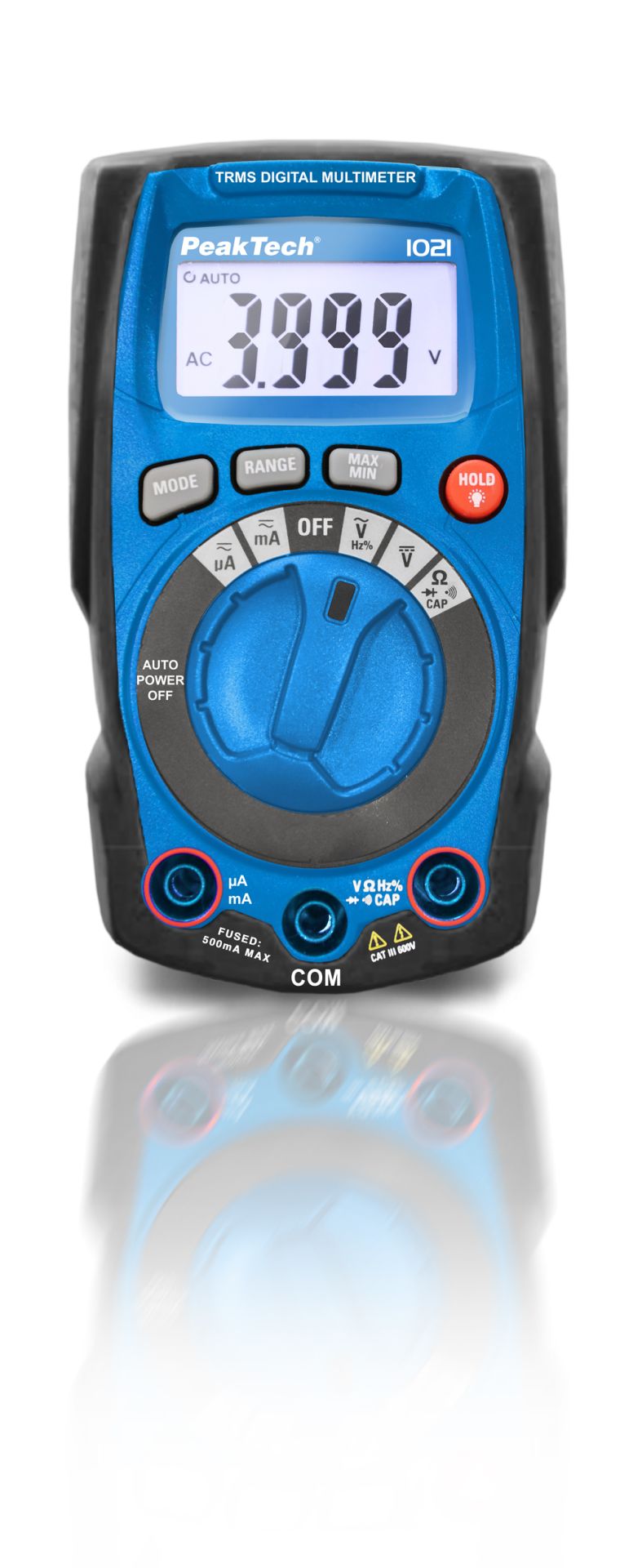PeakTech P 1021 TrueRMS Digital Multimeter 4000 Counts, Auto.Range