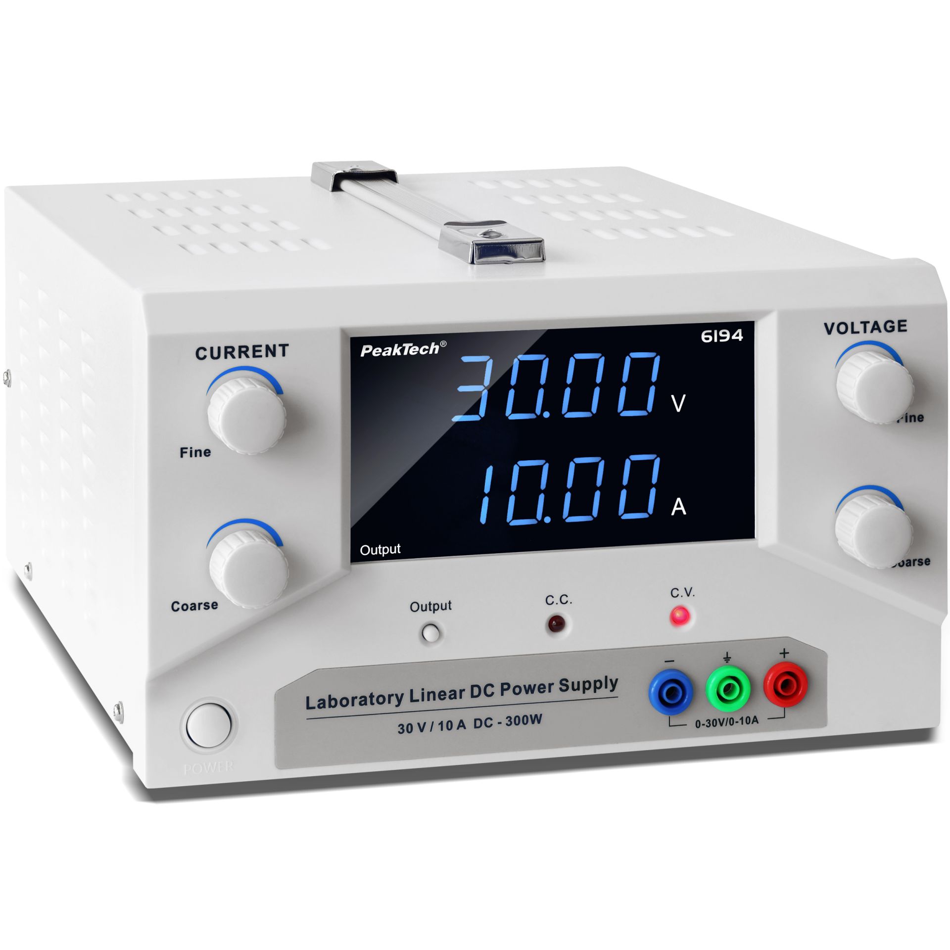 PeakTech P 6194 Digital Labornetzgerät 0-30 V / 0-10 A DC