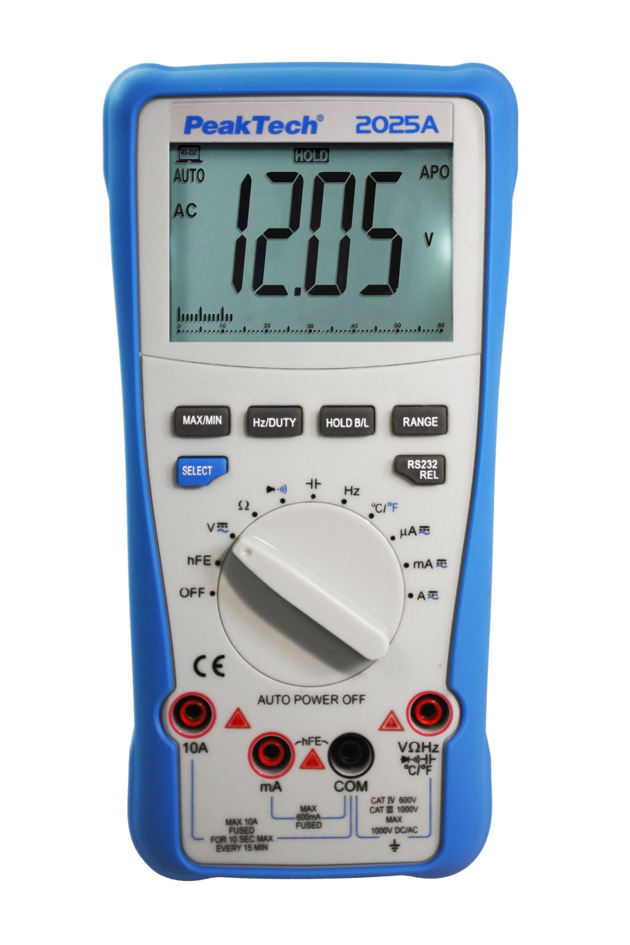 PeakTech P 2025 A True RMS 1000 V Digitalmultimeter 6000 Counts, USB