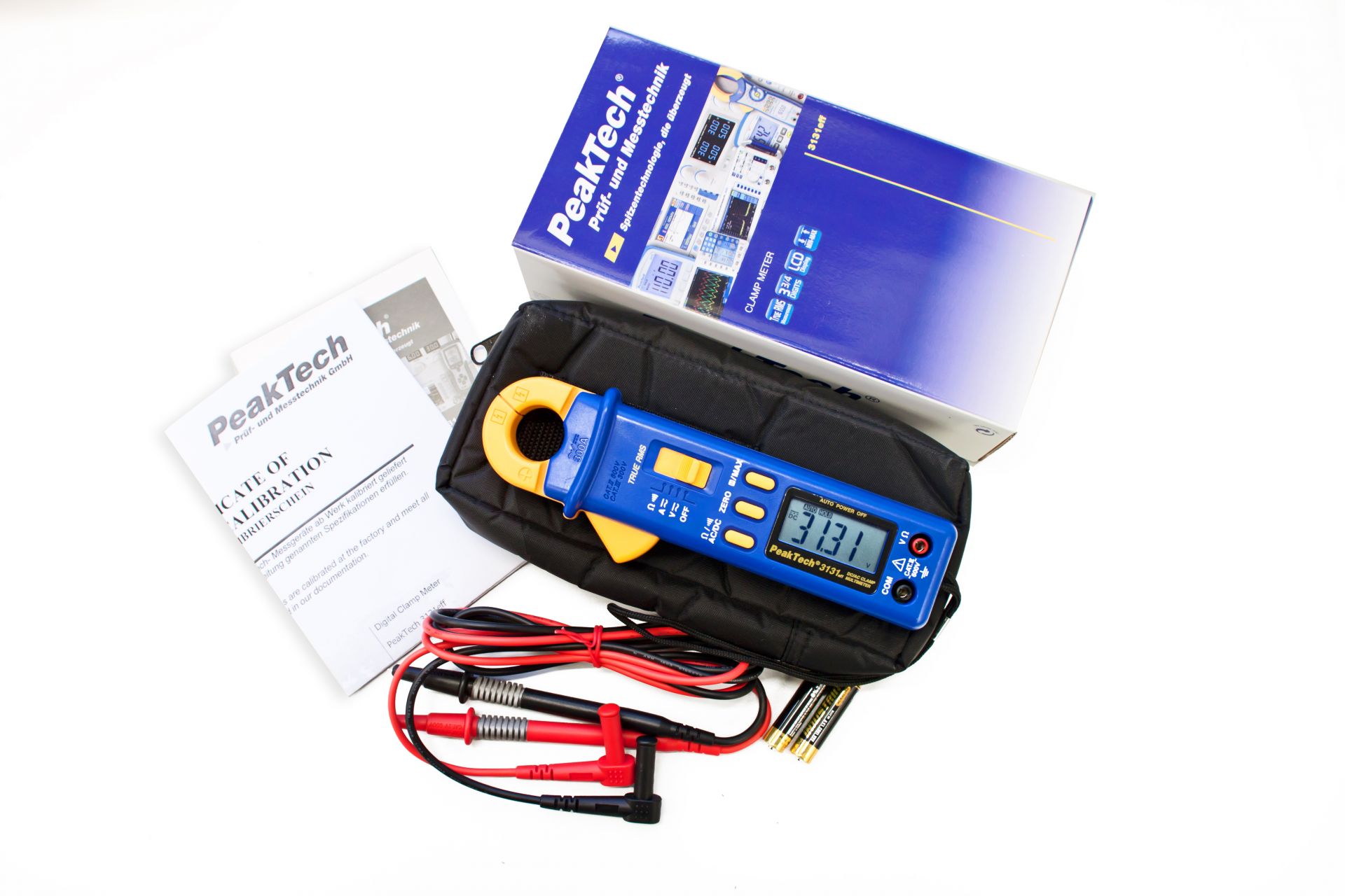 PeakTech P 3131 True RMS Stromzangenmessgerät, 4.000 Counts
