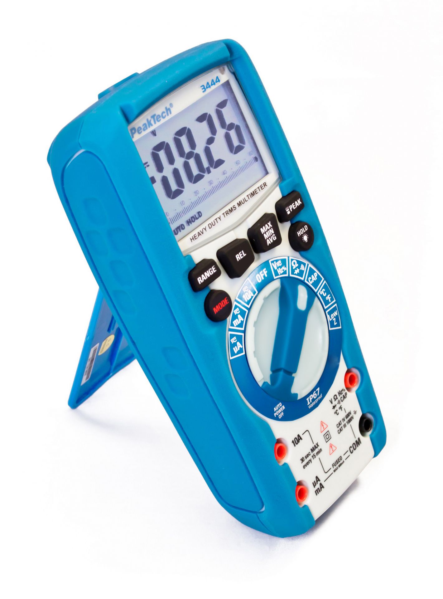 PeakTech P 3444 TrueRMS Digitalmultimeter 6.000 Counts, IP67