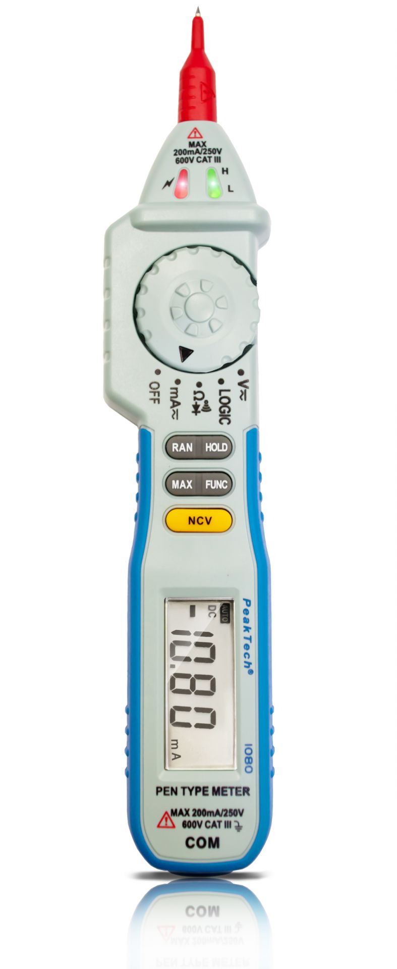 PeakTech P 1080 600V AC/DC Siftmultimeter ~ 2000 stellige LCD