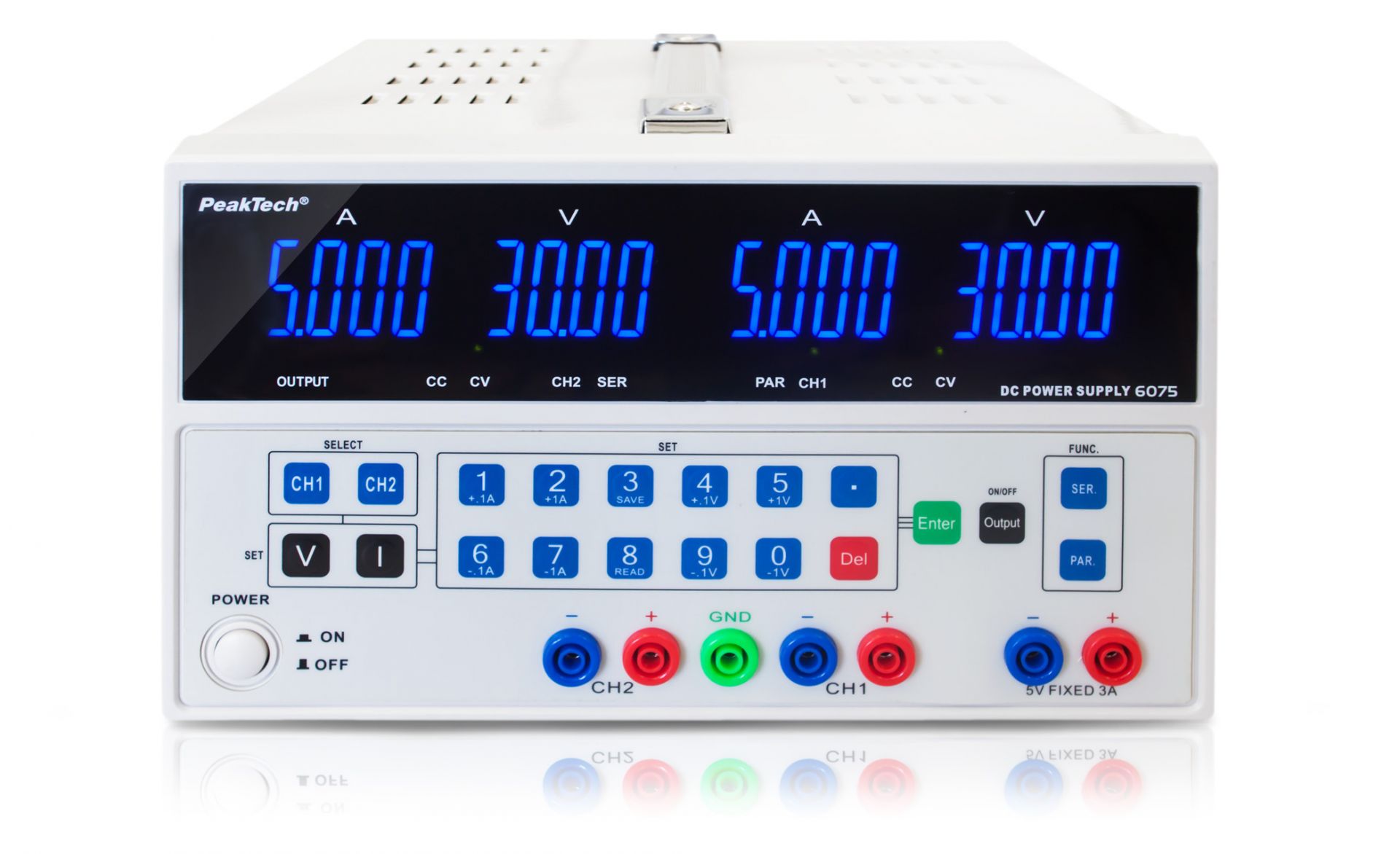 PeakTech P 6075 Digital Labornetzgerät mit USB Schnittstelle