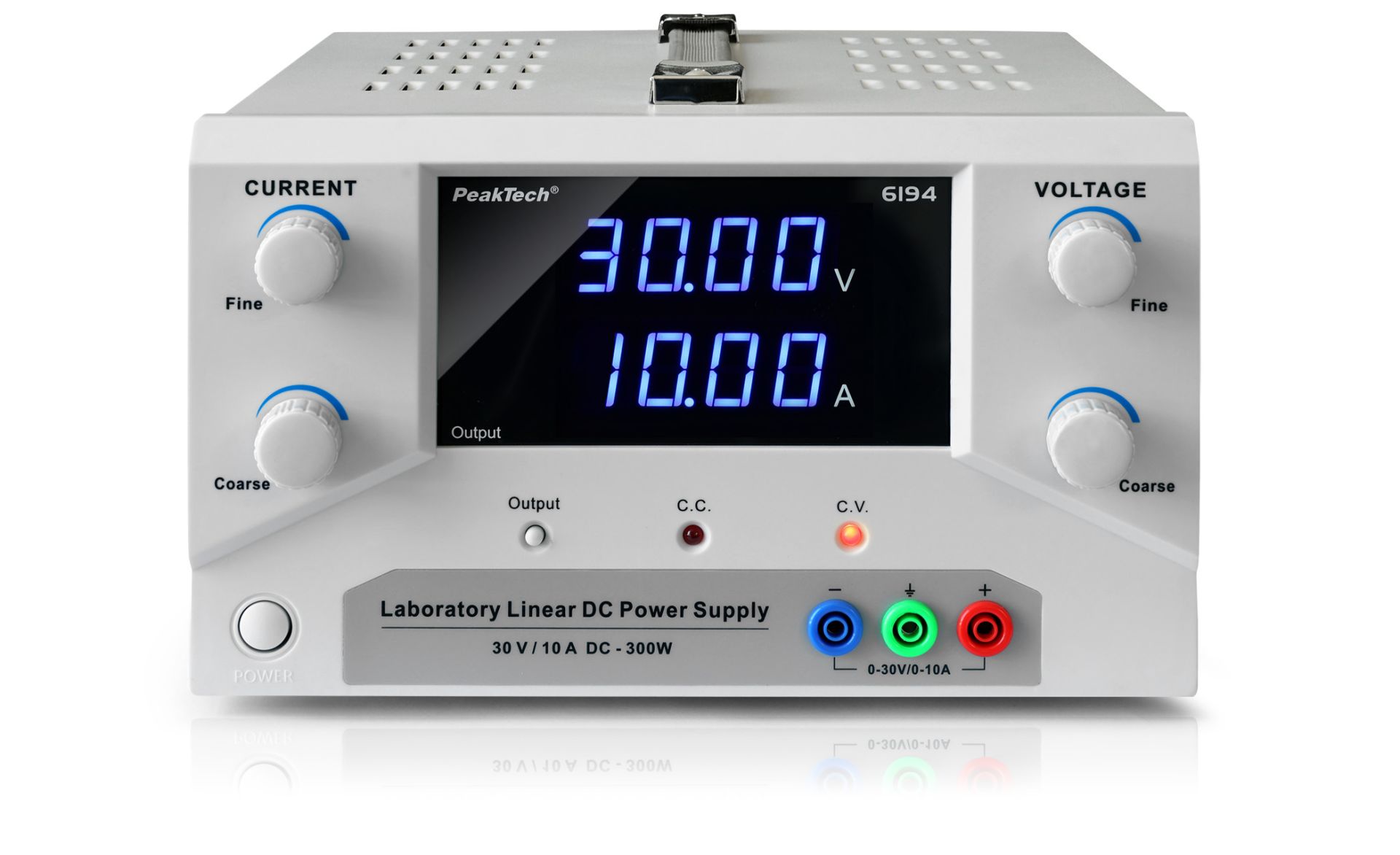 PeakTech P 6194 Digital Labornetzgerät 0-30 V / 0-10 A DC