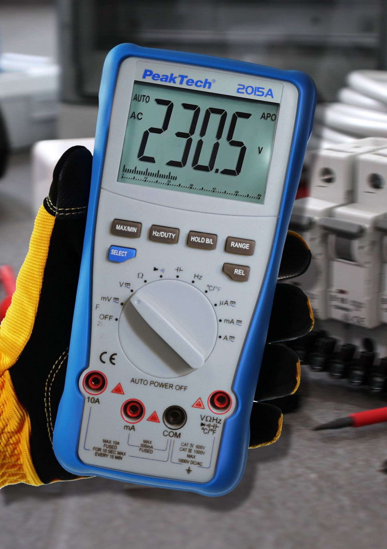 PeakTech P 2015 A True RMS 1000 V Digitalmultimeter 4000 Counts