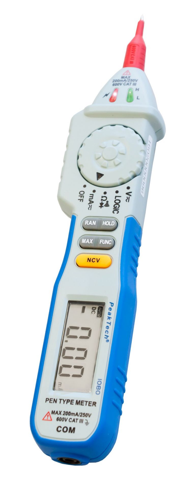 PeakTech P 1080 600V AC/DC Siftmultimeter ~ 2000 stellige LCD