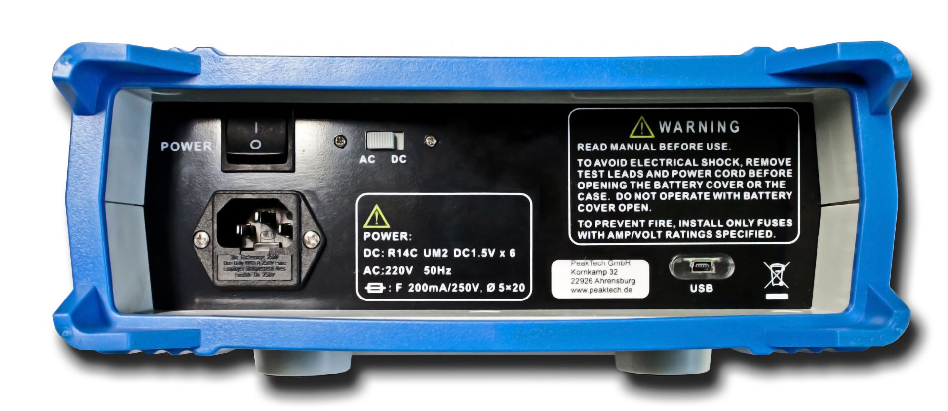 PeakTech P 4090 Digital-Tischmultimeter, 22.000 Counts mit USB