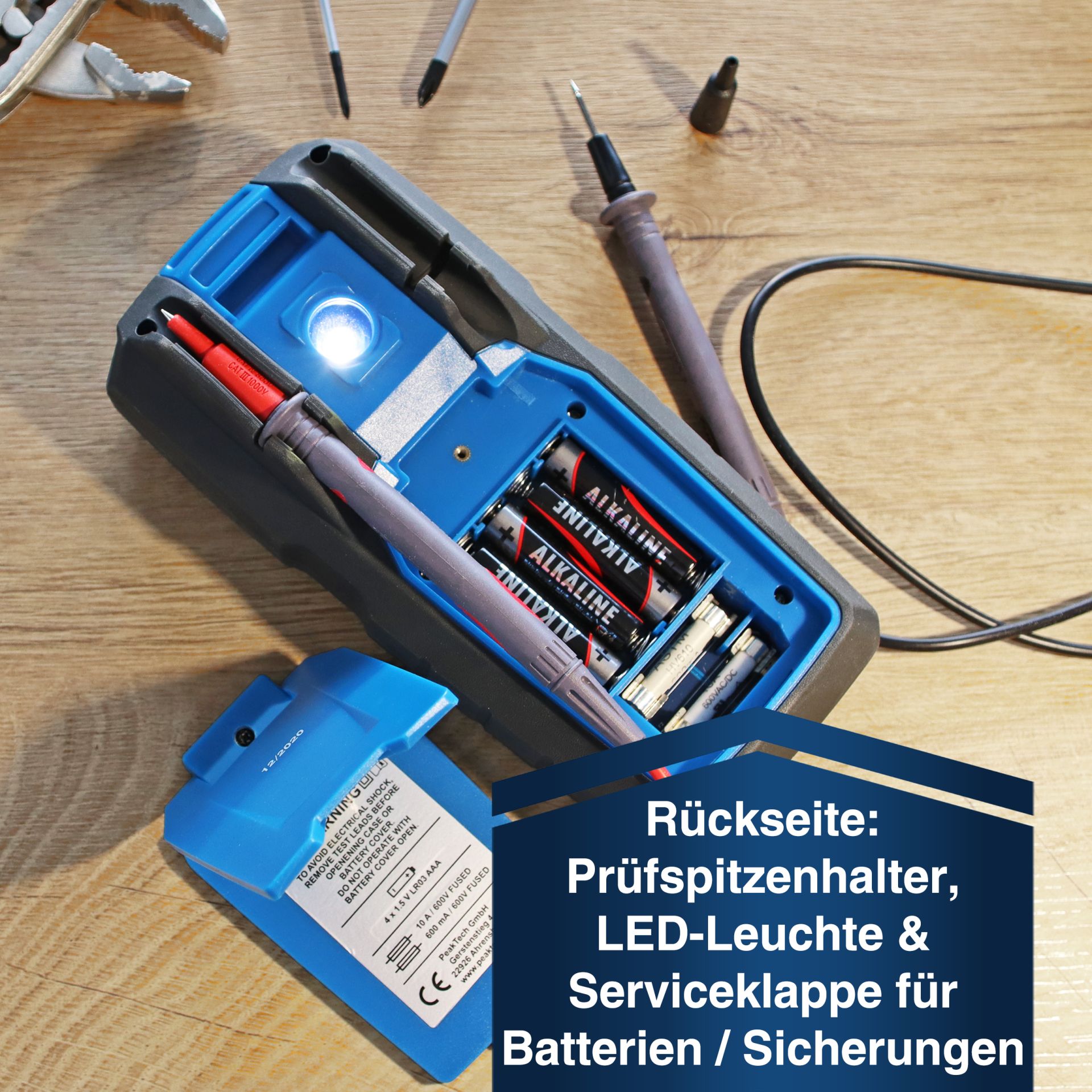 PeakTech P 3350 TrueRMS Digitalmultimeter 6.000 Counts, Auto Range